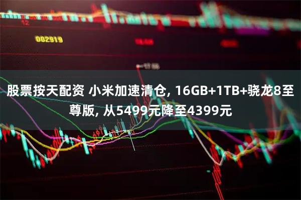 股票按天配资 小米加速清仓, 16GB+1TB+骁龙8至尊版, 从5499元降至4399元